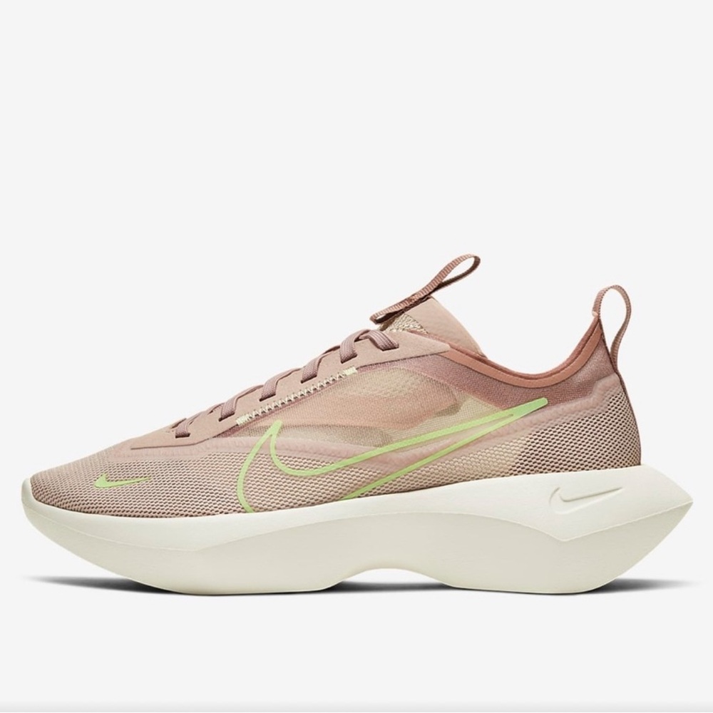 Nike Women's Tan and Green Running Shoes
